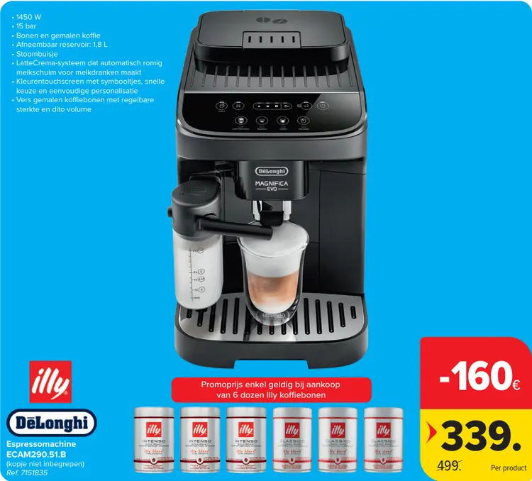 Promotie: Espressomachine ECAM290.51.B