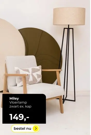 Aanbieding: Miley Vloerlamp