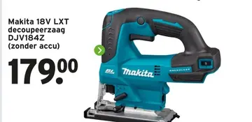 Aanbieding: Makita 18V LXT decoupeerzaag DJV184Z