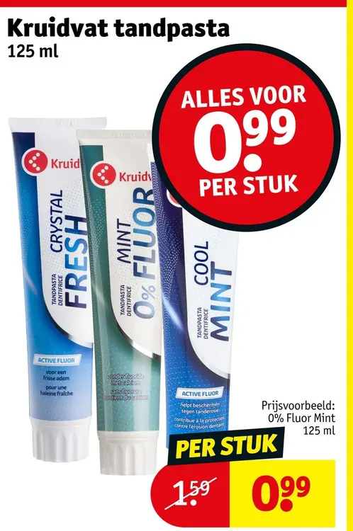Promotie: Tandpasta