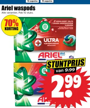 Aanbieding: Ariel waspods