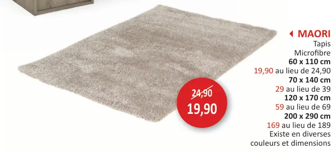 Offre: MAORI Tapis