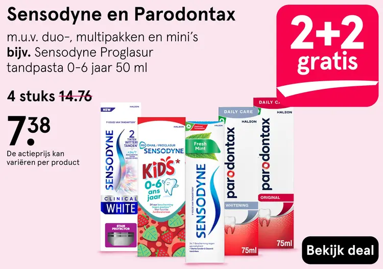 Aanbieding: Sensodyne en Parodontax