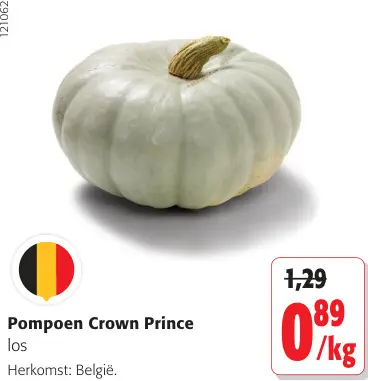 Promotie: Pompoen Crown Prince