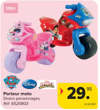Offre: Porteur moto