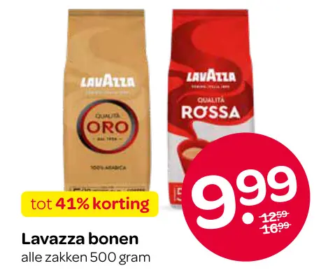 Aanbieding: Lavazza bonen