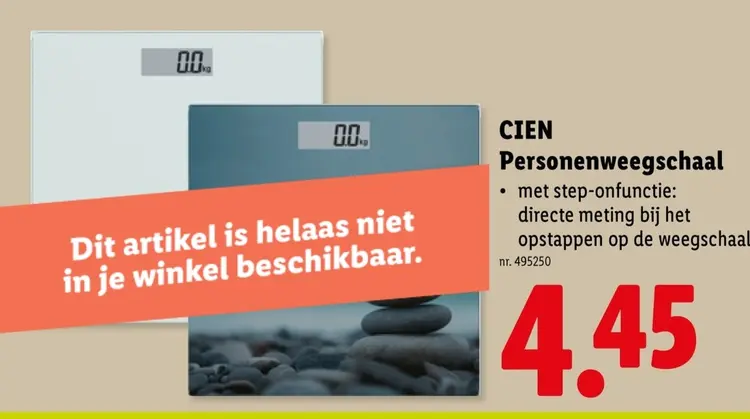 Promotie: Personenweegschaal