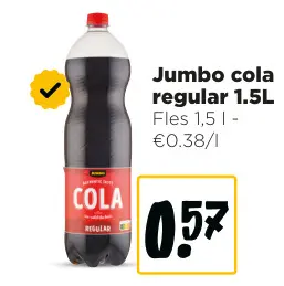 Promotie: Jumbo cola regular