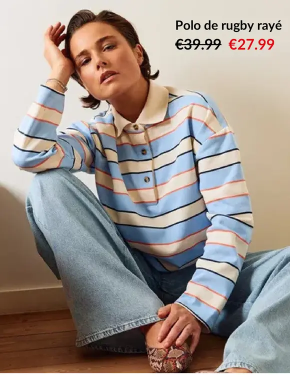 Offre: Polo de rugby rayé