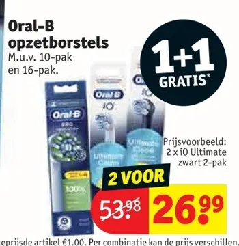 Aanbieding: Oral-B opzetborstels