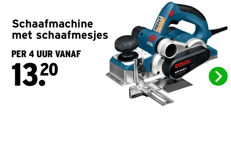 Aanbieding: Schaafmachine
