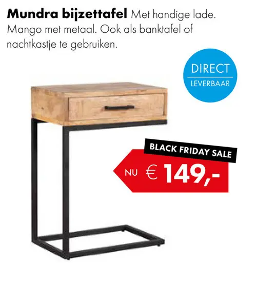 Aanbieding: Mundra bijzettafel