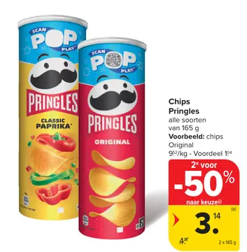 Aanbieding: Chips Pringles