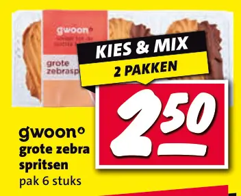Aanbieding: Grote zebra spritsen