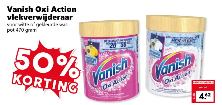 Aanbieding: Oxi Action vlekverwijderaar