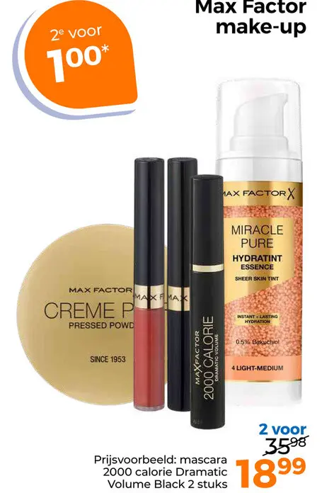Aanbieding: Max Factor make-up
