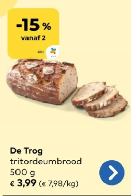 Promotie: tritordeumbrood
