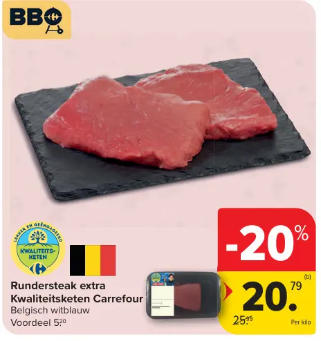 Promotie: Rundersteak extra