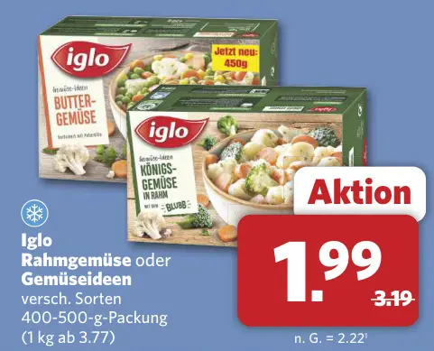 Aanbieding: Rahmgemüse oder Gemüseideen