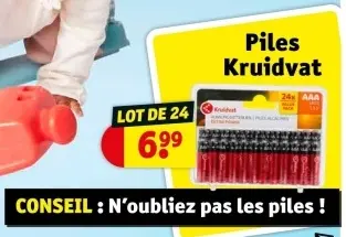 Offre: Piles