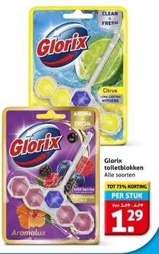 Aanbieding: Glorix toiletblokken