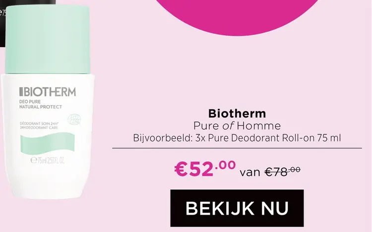 Aanbieding: Pure of Homme