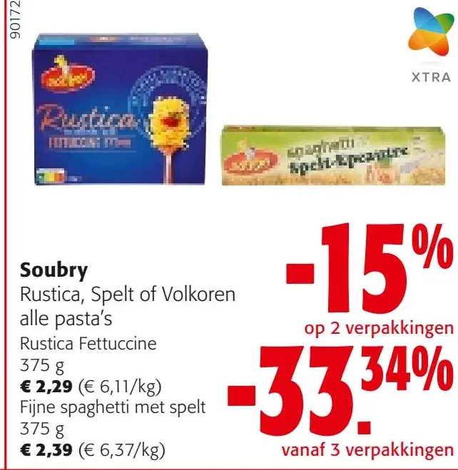 Aanbieding: Rustica, Spelt of Volkoren alle pasta's