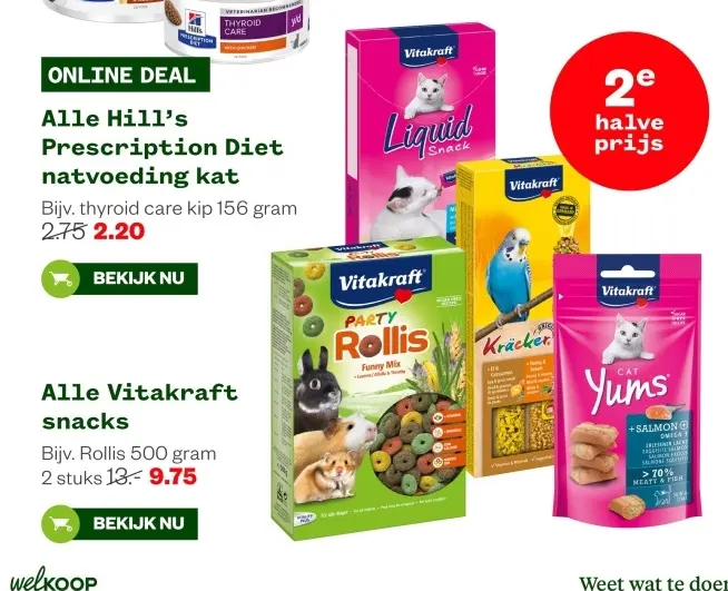 Aanbieding: Vitakraft snacks