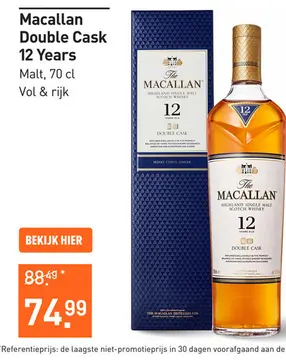 Aanbieding: Macallan Double Cask 12 Years
