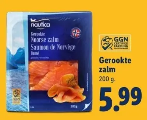 Aanbieding: Gerookte Noorse zalm