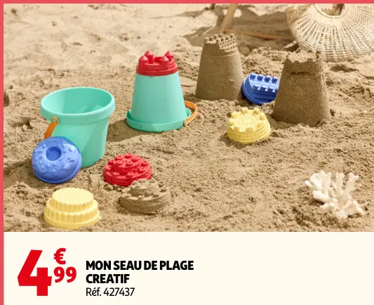 Promotie: Mon seau de plage creatif