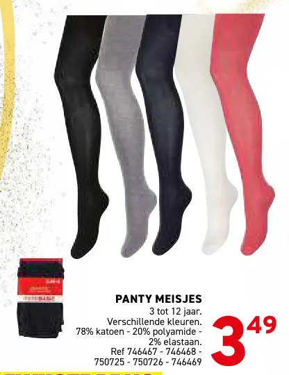 Aanbieding: Panty meisjes