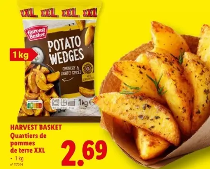 Offre: Quartiers de pommes de terre XXL