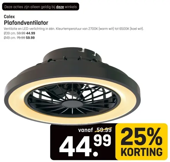 Aanbieding: Plafondventilator