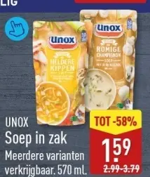 Aanbieding: Soep in zak