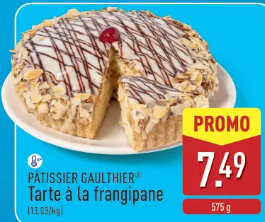 Offre: Tarte à la frangipane