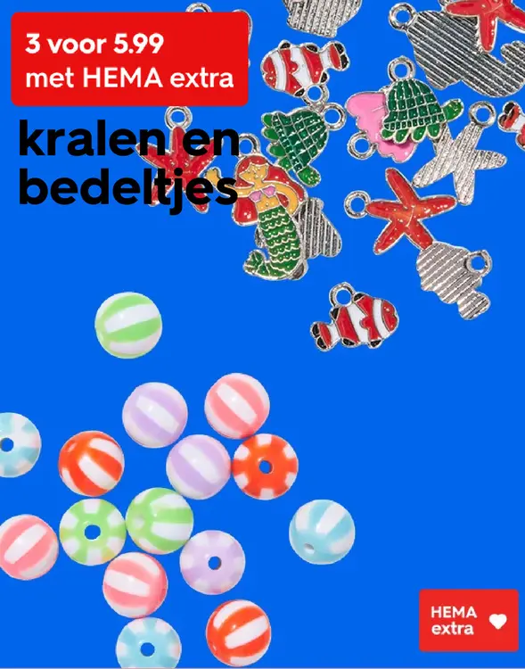 Aanbieding: kralen en bedeltjes