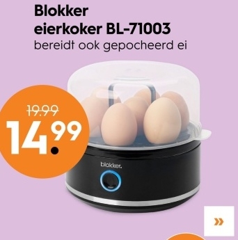 Aanbieding: Blokker eierkoker BL-71003