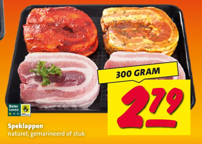 Aanbieding: Speklappen