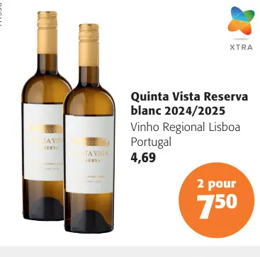 Offre: Quinta Vista Reserva blanc