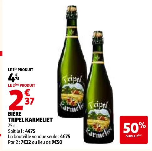 Offre: Bière Tripel Karmeliet