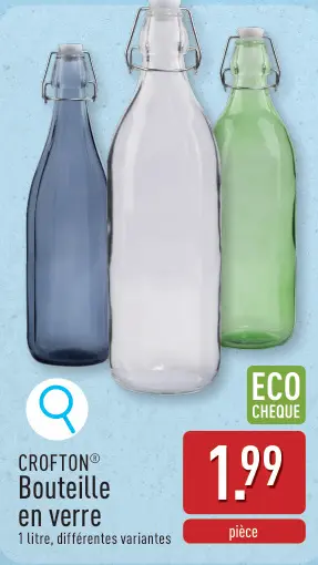 Offre: Bouteille en verre