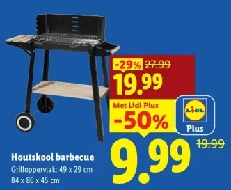 Aanbieding: Houtskool barbecue