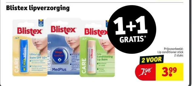 Aanbieding: Blistex lipverzorging