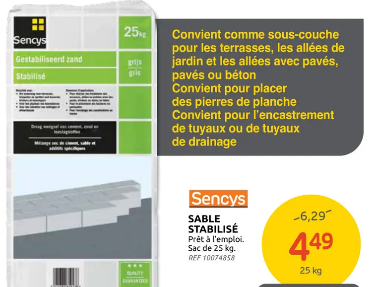 Promotie: Sable stabilisé