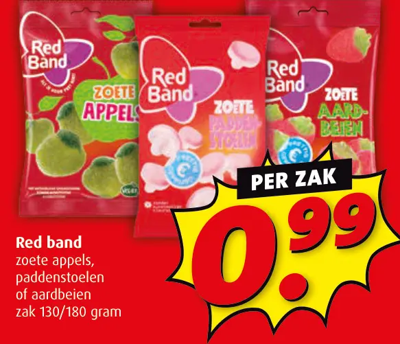 Aanbieding: zoete appels, paddenstoelen of aardbeien