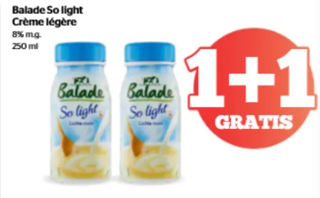 Offre: Crème légère