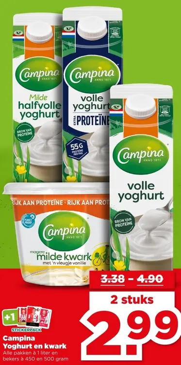 Aanbieding: Yoghurt en kwark