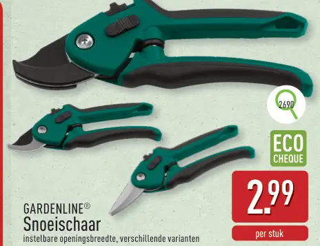 Promotie: Snoeischaar
