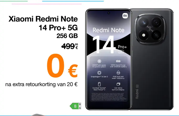 Aanbieding: Redmi Note 14 Pro+ 5G